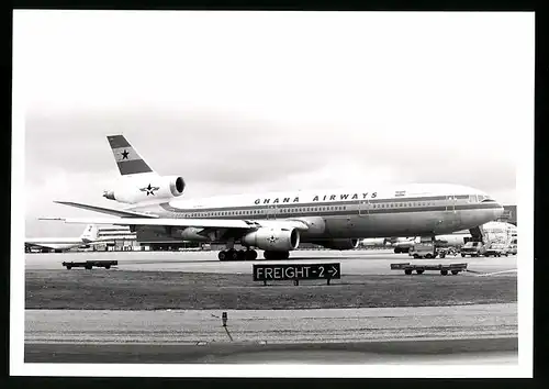 Fotografie Flugzeug Douglas DC-10, Passagierflugzeug der Ghana Airways, Kennung 9G-ANA