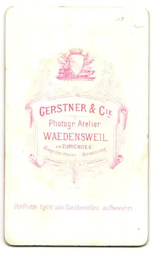 Fotografie Gerstner & Cie, Waedenswil am Zürichsee, Zugerstr., Junge Dame mit Flechtfrisur