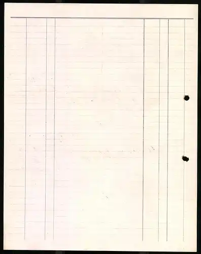 Rechnung Karlsruhe 1906, Fima Junker & Ruh, Werksansicht