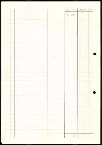 Rechnung Magdeburg 1939, Textilwarengrosshandlung Heinrich Mittag, Werksgebäude