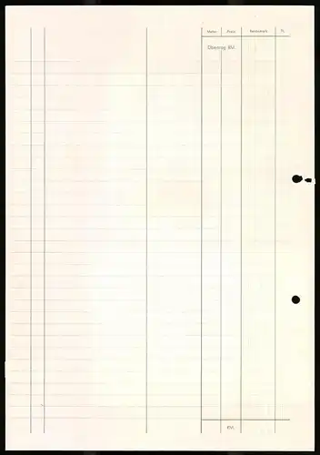 Rechnung Magdeburg 1939, Heinrich Mittag, Textilwarengrosshandlung, Werksgebäude