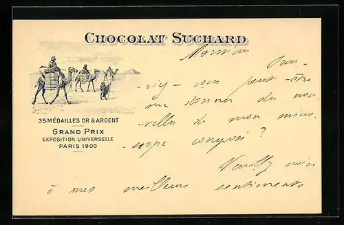 AK Chocolat Suchard, Grand Prix Exposition Universelle Paris 1900, Kakao-Karawane