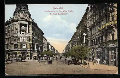 AK Budapest, Boulevard Andrássy