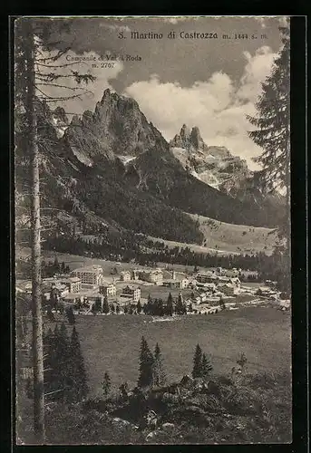 AK S. Martino di Castrozza, Panorama, Campanile di Val di Roda