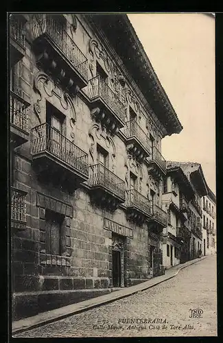 AK Fuenterrabia, Calle Mayor, Antigua Casa de Tore Alta