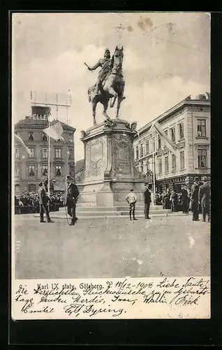 AK Göteborg, Karl IX staty