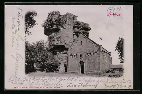 AK Zabern, Ruine Burg Hohbarr