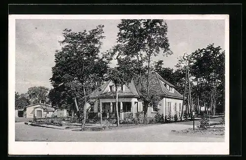 AK Oberhofen, Lager Oberhofen, Gebäude