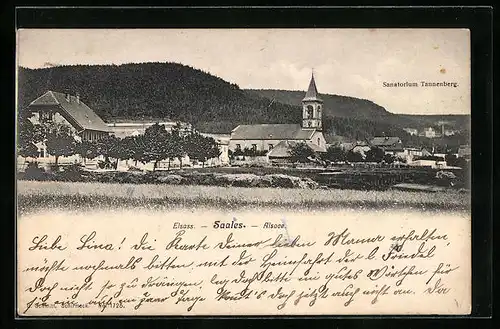 AK Saales, Sanatorium Tannenberg