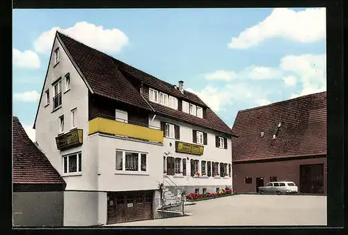 AK Vorderbüchelberg, Gasthaus-Pension z. goldenen Ritter