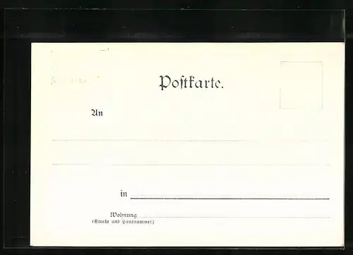 AK Frauenalb, Ortspartie mit Kirche