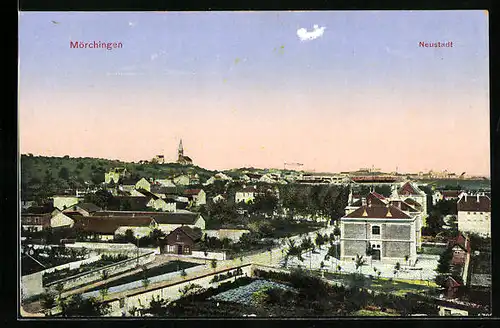 AK Mörchingen, Blick auf die Neustadt