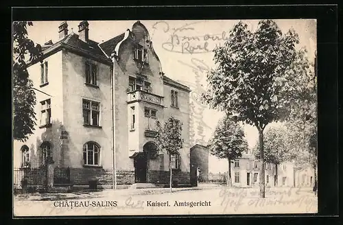 AK Château-Salins, Kaiserliches Amtsgeriche