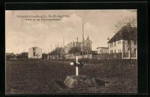 AK Saarburg, Partie an der Pfalzburgerstrasse