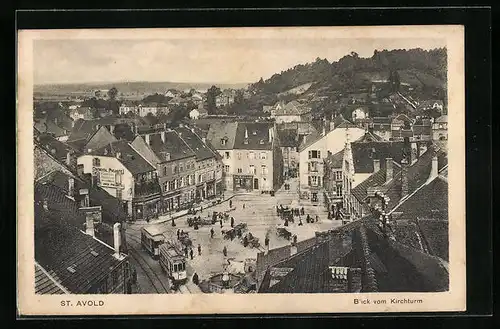 AK St. Avold, Blick vom Kirchturm