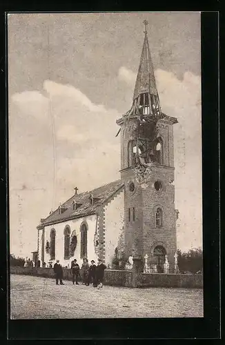 AK Schneckenbusch, Zerstörte Kirche