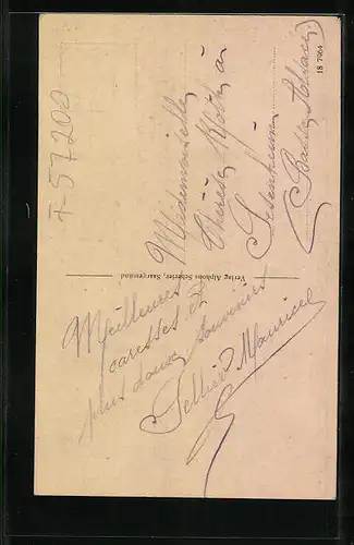 AK Saargemünd, Evang. Kirche