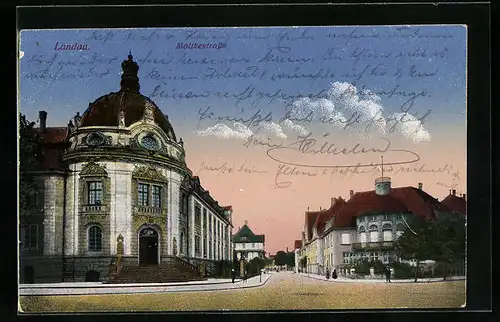 AK Landau, Partie der Moltkestrasse