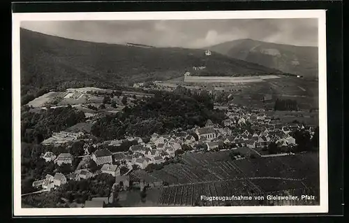 AK Gleisweiler /Pfalz, Fliegeraufnahme mit Umgebung