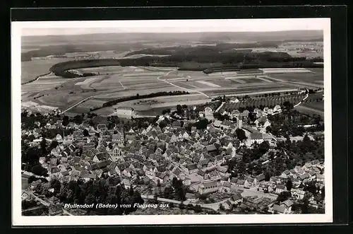 AK Pfullendorf /Baden, Teilansicht, Fliegeraufnahme