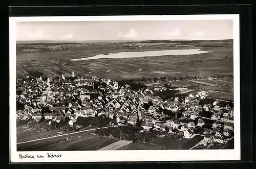 AK Buchau am Federsee, Gesamtansicht von oben