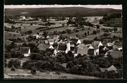 AK Erbstetten, Ortsansicht mit Schullandheim Vogelhof