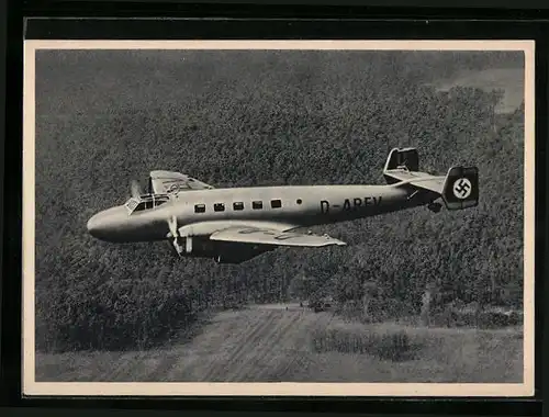 AK Flugzeug Junkers-Ju 86 im Flug