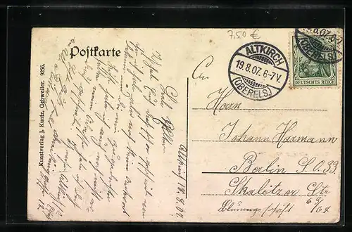 AK Altkirch, Totalansicht, St. Morand