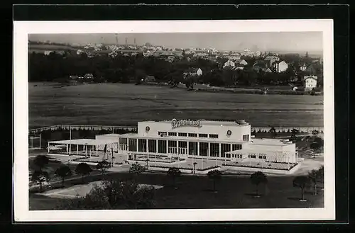 AK Pilsen-Plzen, Jubilejni Vystava 1938, Pavillon Prazdroje auf dem Ausstellungsgelände