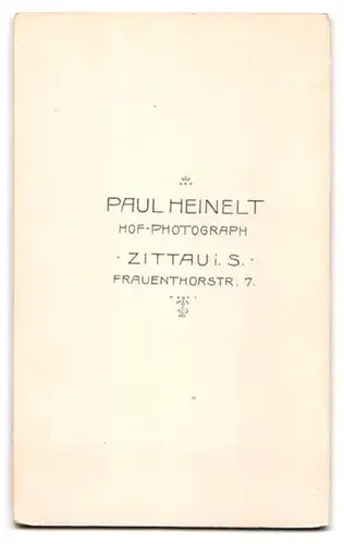 Fotografie Paul Heinelt, Zittau i. S., Frauenthorstr. 7, Portrait stattlicher Herr mit grauem Haar und Bart