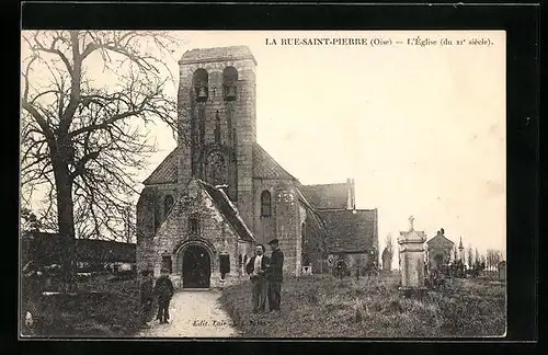 AK La Rue-Saint-Pierre, l'Église