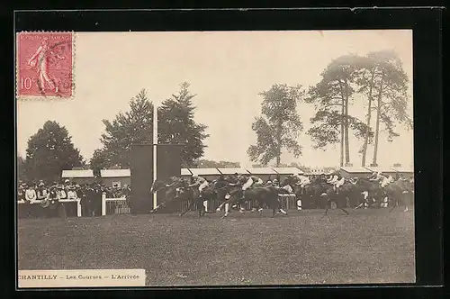 AK Chantilly, les Courses, l'Arrivée