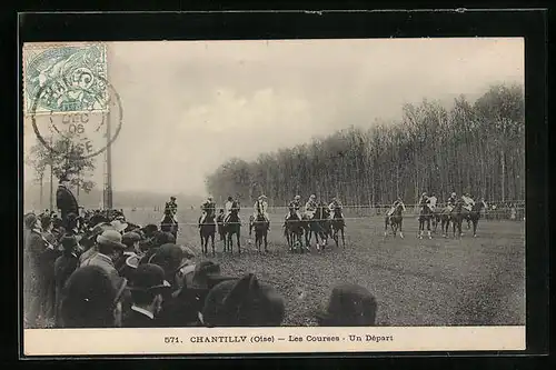 AK Chantilly, les Courses, Un Départ