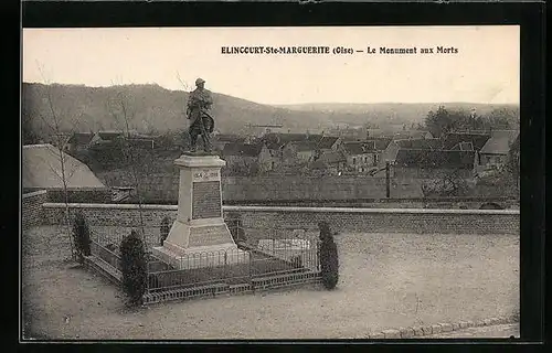 AK Elincourt-Ste-Marguerite, le Monument aux Morts