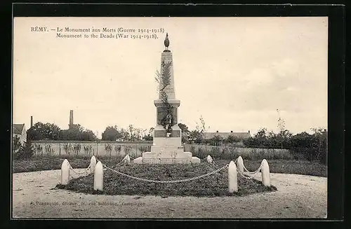 AK Rémy, le Monument aux Morts