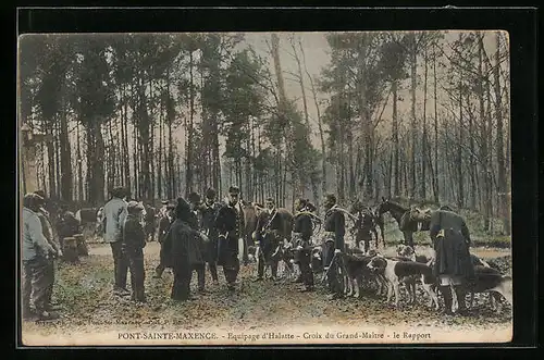 AK Pont-Sainte-Maxence, Equipage d'Halatte, Croix du Grand-Maitre, le Rapport