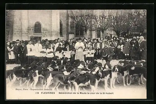 AK Fleurines, Bénédiction de la Meute le Jour de la St-Hubert