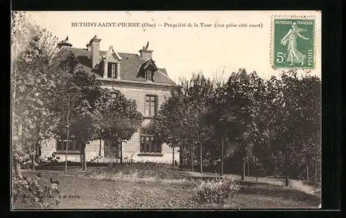 AK Bethisy-Saint-Pierre, Propriété de la Tour, vue prise coté ouest