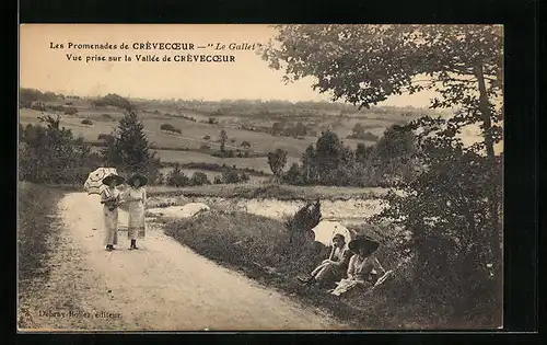 AK Crévecoeur, Vue prise sur la Vallée