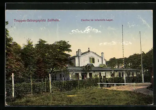 AK Zeithain, Cantine im Infanterie-Lager, Truppenübungsplatz