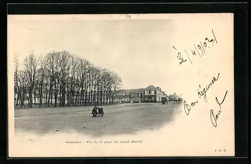AK Gamaches, Vue de la place du Grand Marche