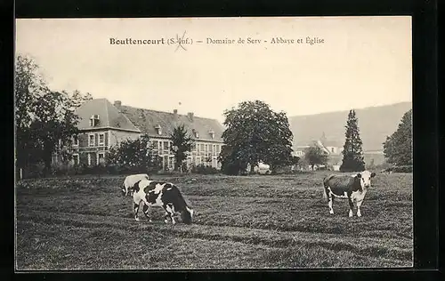 AK Bouttencort, Domaine de Serv, Abbaye et Eglise