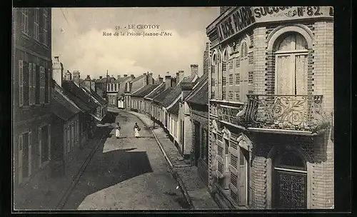 AK Le Crotoy, Rue de la Prison-Jeanne-d`Arc