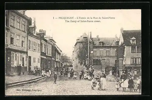 AK Picquigny, L`Entree de la Rue de Saint-Pierre
