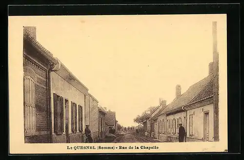 AK Le Quesnel, Rue de la Chapelle