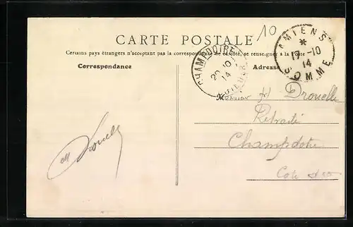 AK Hangest-sur-Somme, Vue panoramique de la Somme