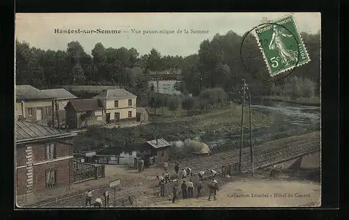 AK Hangest-sur-Somme, Vue panoramique de la Somme