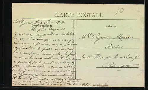 AK Ailly-sur-Noye, Rue Sadi-Carnot