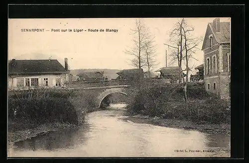 AK Senarpont, Pont sur Liger, Route de Blangy