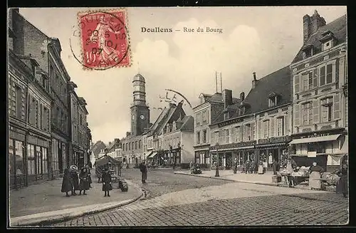 AK Doullens, Rue du Bourg